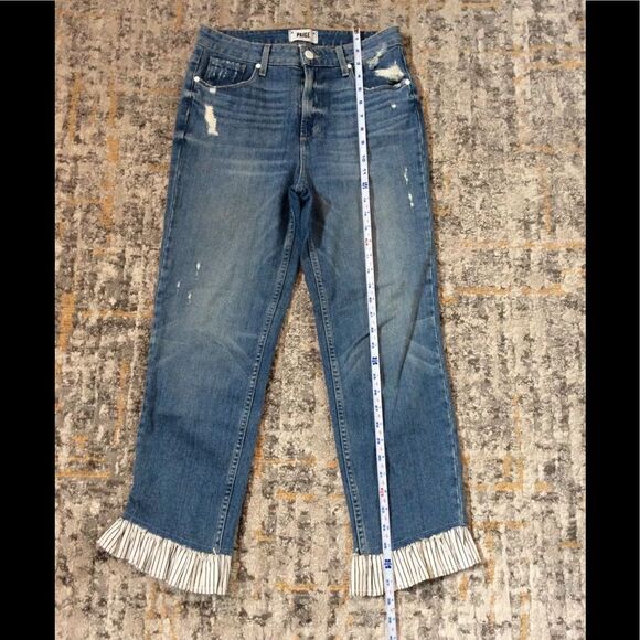 SUPER COOL PAIGE SARAH JEANS! EUC! SIZE 27 - Picture 9 of 13